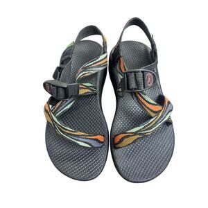 Chaco Z/1 Classic Sport Sandals Women’s 7 Black Multi Strap Hiking Outdoor Shoes